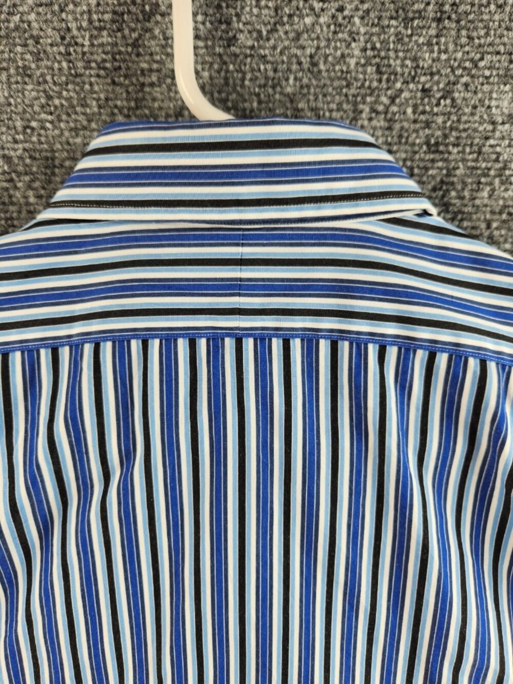 Polo Ralph Lauren Striped Blue Button Up Shirt Curham Custom Fit 16.5 36/37 Men - Picture 16 of 16